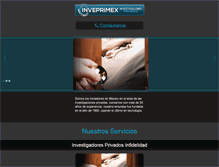 Tablet Screenshot of inveprimex.com.mx